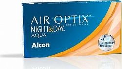 Air Optix Aqua (6 šošoviek) dioptrie: -9.00, zakrivenie: 8.40