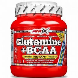 Amix Nutrition L-Glutamin + BCAA, 500 g, Natural