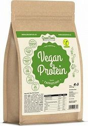 GreenFood Nutrition Vegan proteín 750 g, cappuccino