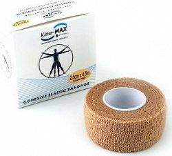 Kine-MAX Cohesive Elastic Bandage 2,5 cm × 4,5 m, telové