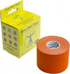 KineMAX SuperPro Cotton kinesiology tape oranžová
