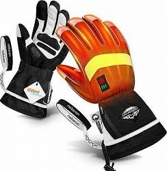 Neberon HG-HG040E Five Finger Heated Gloves Size M Black+White