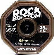RidgeMonkey RM-Tec Rock Bottom Tungsten Coated Soft 25 lb 10 m Camo Brown