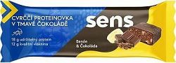 SENS Cvrčia Proteínovka v tmavej čokoláde 60g, banán & čokoláda