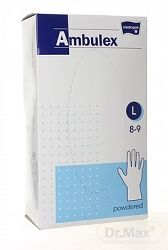 Ambulex Latex Rukavice latexové nesterilné púdrované 100 ks