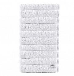 EMI Sada uteráky bavlnené biele 10 ks 50 x 90 cm