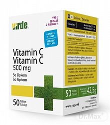 Virde Vitamín C 500 mg so šípkami 50 kapsúl