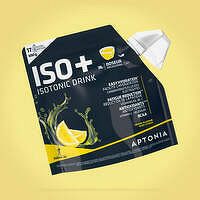 APTONIA Izotonický nápoj v prášku ISO+ citrónový 650 g