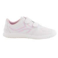 ARTENGO Detská tenisová obuv TS100 Grip bielo-ružová BIELA 26