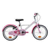BTWIN 16-palcový dievčenský bicykel pre deti od 4,5 do 6 rokov 500 Docto Girl BIELA