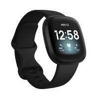 FITBIT Športové smart hodinky (+ GPS) Fitbit Versa 3 čierne ČIERNA