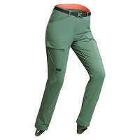 FORCLAZ Dámske nohavice Tropic 500 proti komárom zelené ZELENÁ 10 (L31)