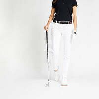 INESIS Dámske golfové nohavice biele BIELA 8 (L31)