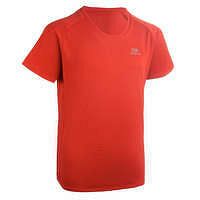 KALENJI Detské tričko na atletiku prispôsobiteľné červené ČERVENÁ 6 ROKOV
