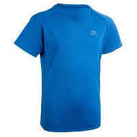 KALENJI Detské tričko na atletiku prispôsobiteľné modré MODRÁ 10 ROKOV