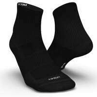 KIPRUN Ekologicky navrhnuté bežecké ponožky RUN 500 diskrétne čierne ČIERNA 39/42