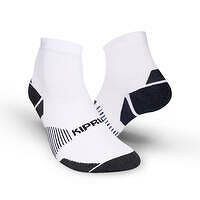 KIPRUN Ekologicky navrhnuté bežecké ponožky Run900 Mid tenké biele BIELA 35/36
