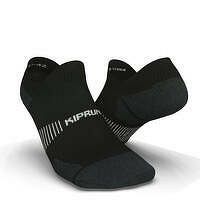 KIPRUN Ekologicky navrhnuté bežecké ponožky Run900 neviditeľné tenké čierne ČIERNA 41/42