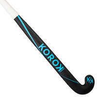 KOROK Hokejka FH990 na pozemný holej pre skúsených hráčov Lowbow 95 % uhlíka modrá ČIERNA 37.5