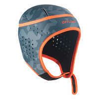 OFFLOAD Detská ochranná helma na ragby 100 sivá MODRÁ S:54-55cm