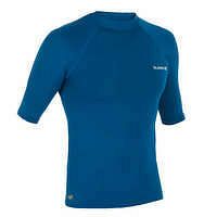 OLAIAN Pánske tričko Top 100 proti UV žiareniu s krátkym rukávom na surf modré MODRÁ S
