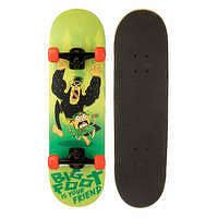 OXELO Detský skateboard Mid100 Big Foot od 5 do 7 rokov zelený ZELENÁ