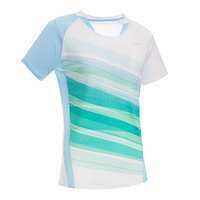 PERFLY Dámske tričko 560 bielo-zeleno-modré BIELA XS
