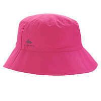 QUECHUA Detský turistický klobúk MH pre deti od 2 do 6 rokov ružový RUŽOVÁ 113-121cm 5-6R