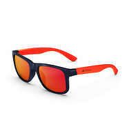QUECHUA Turistické slnečné okuliare MH T140 pre deti staršie ako 10 rokov kategória 3 ORANŽOVÁ