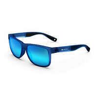 QUECHUA Turistické slnečné okuliare pre dospelých MH140 kategória 3 modré MODRÁ