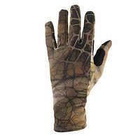 SOLOGNAC Hrejivé poľovnícke rukavice 500 s maskovaním Furtiv KHAKI M/L