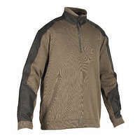 SOLOGNAC Poľovnícky sveter Renfort 500 zelený KHAKI 3XL