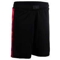 TARMAK Basketbalové šortky SH500 pre ženy ružovo-čierne ČIERNA L