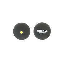 URBALL Gumená loptička (pelota) Pala GPB 500 čierna so žltou bodkou