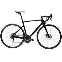 VAN RYSEL Cestný bicykel EDR CF Disque 105 čierny XL