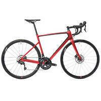 VAN RYSEL Cestný bicykel EDR CF Ultegra kotúčové brzdy červený S