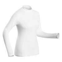WEDZE Dámske lyžiarske spodné tričko 500 biele BIELA 2XL